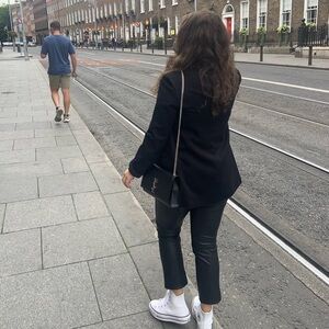 H&M Leather Coated Pants